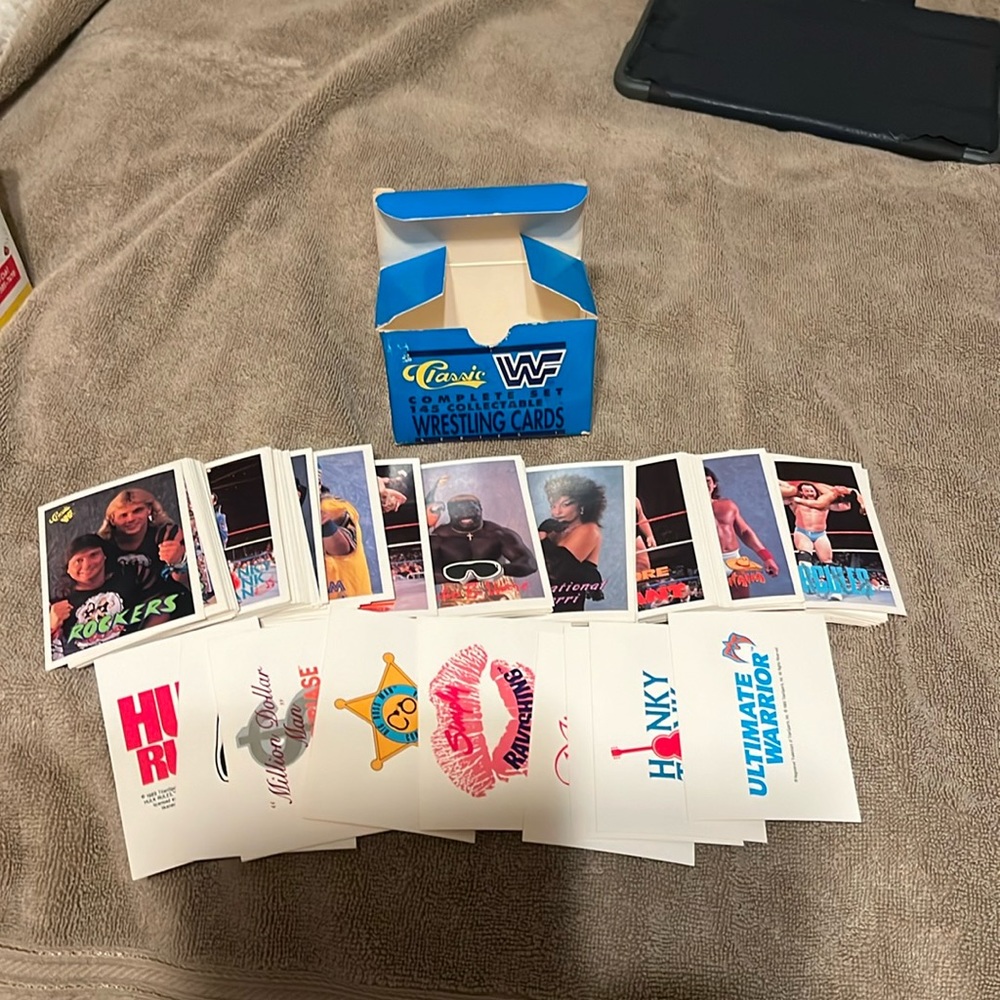 Classic WWF series l complete set of trading cards cards mint condition aka WWE